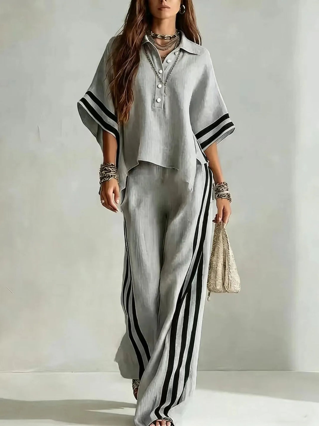 Ensemble Pantalon Large Marlena