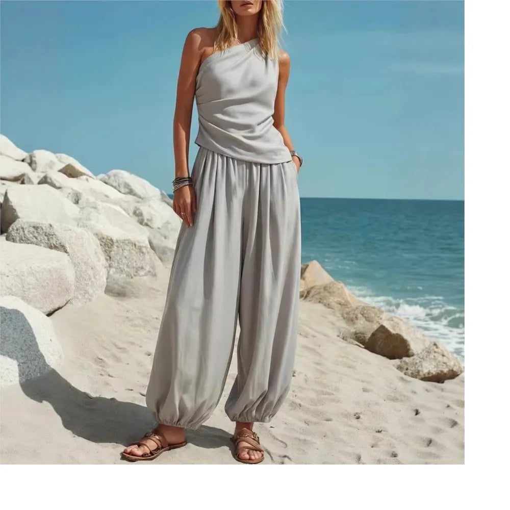 Ensemble Pantalon Asymétrique Lacey