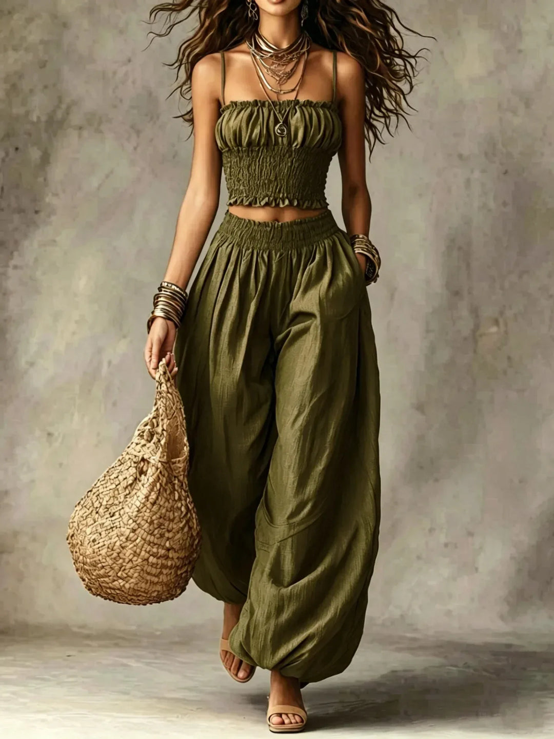 Ensemble Pantalon Large Harlow
