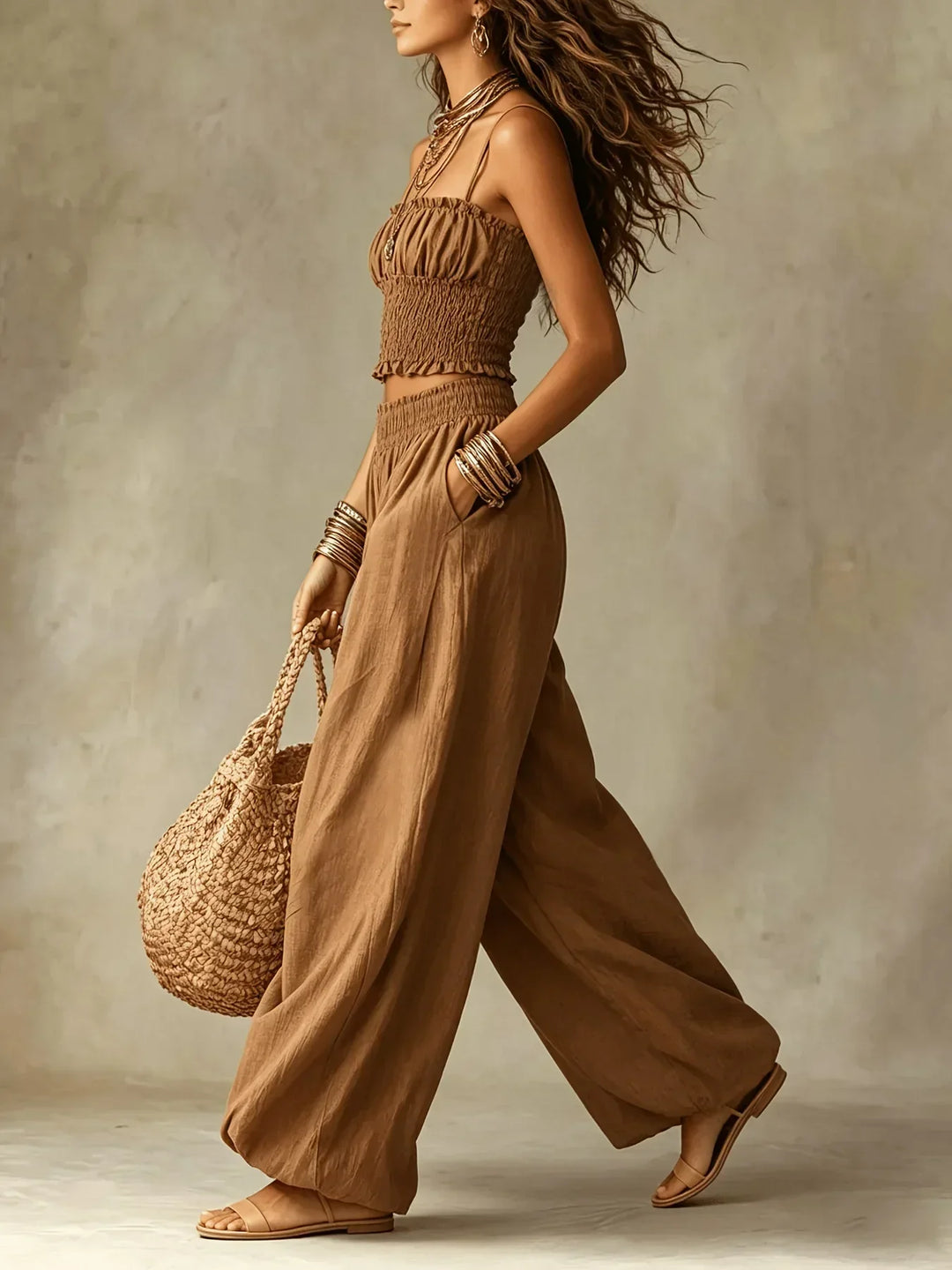 Ensemble Pantalon Large Harlow