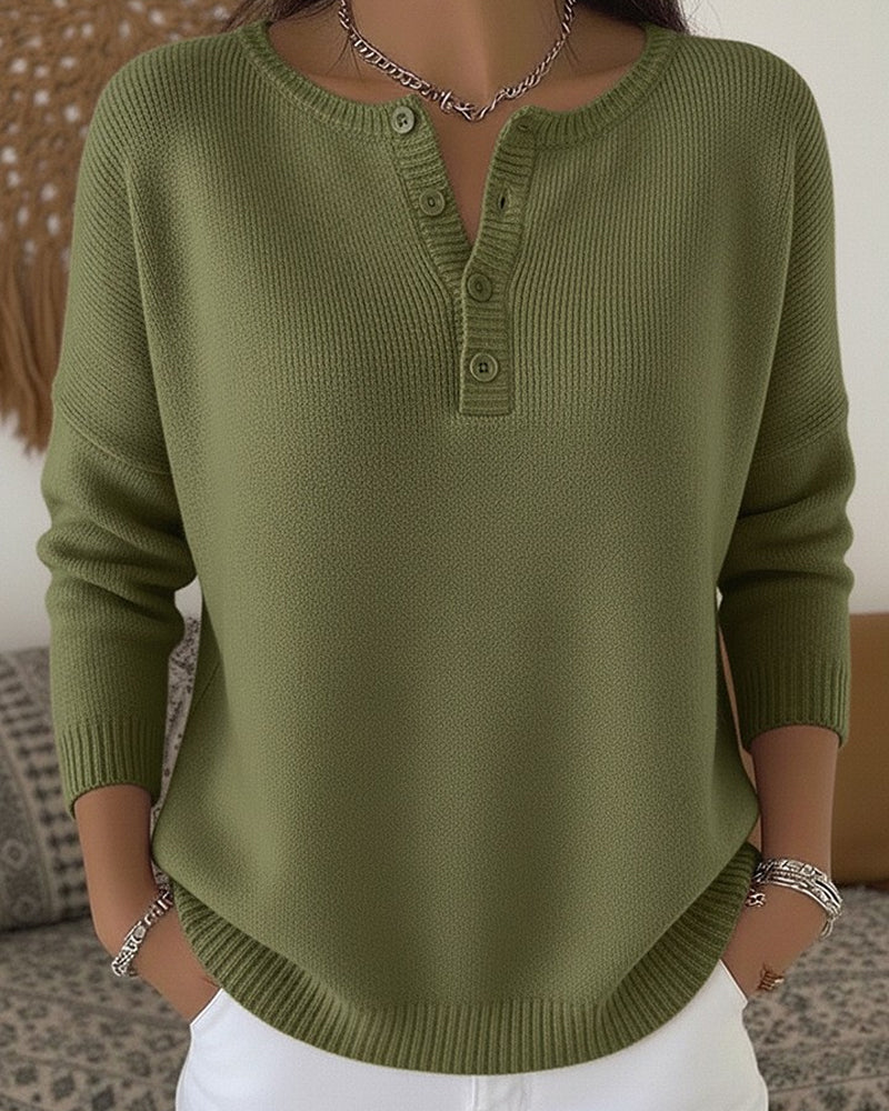 Pull Helena boutonné en maille