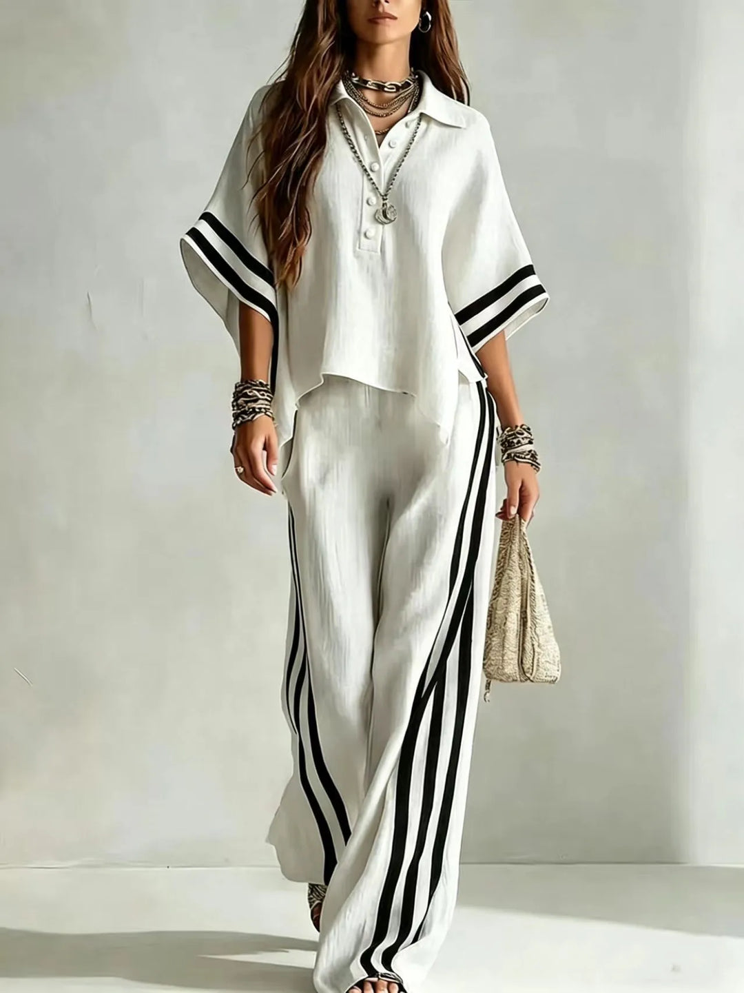 Ensemble Pantalon Large Marlena
