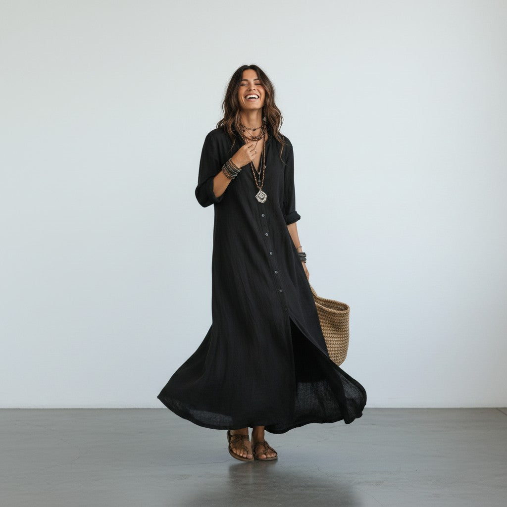 Robe Longue Chemise