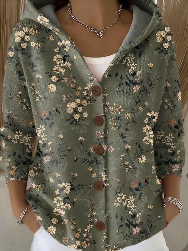 Cardigan fleuri