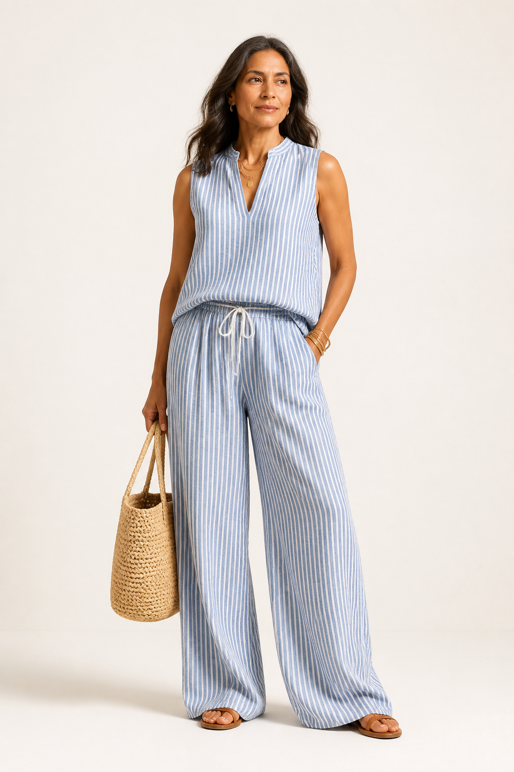 Ensemble Pantalon Rayures d&