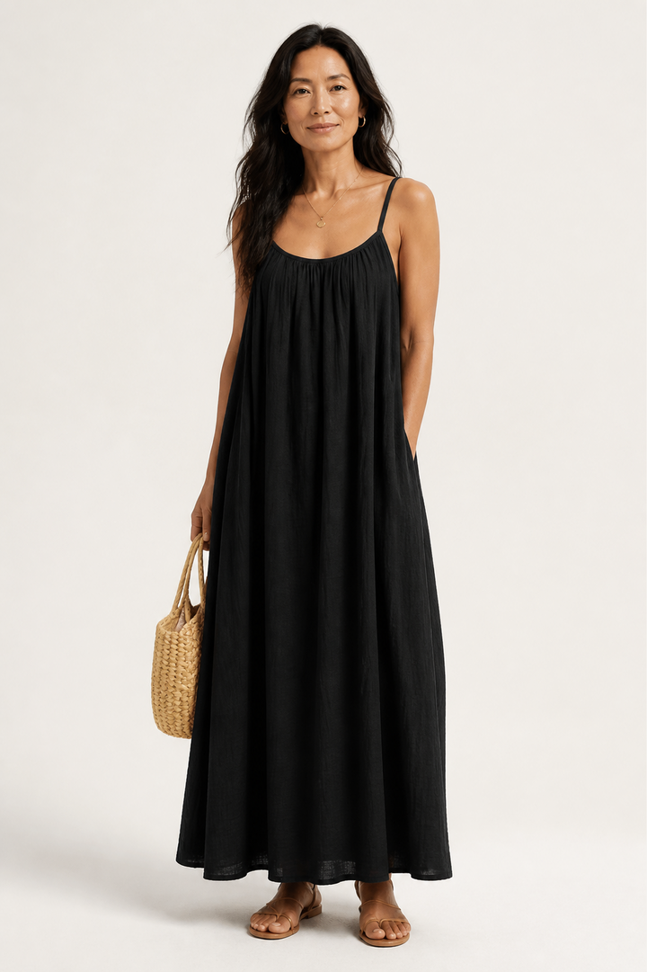 Robe Victoria Dos Nu à Fines Bretelles