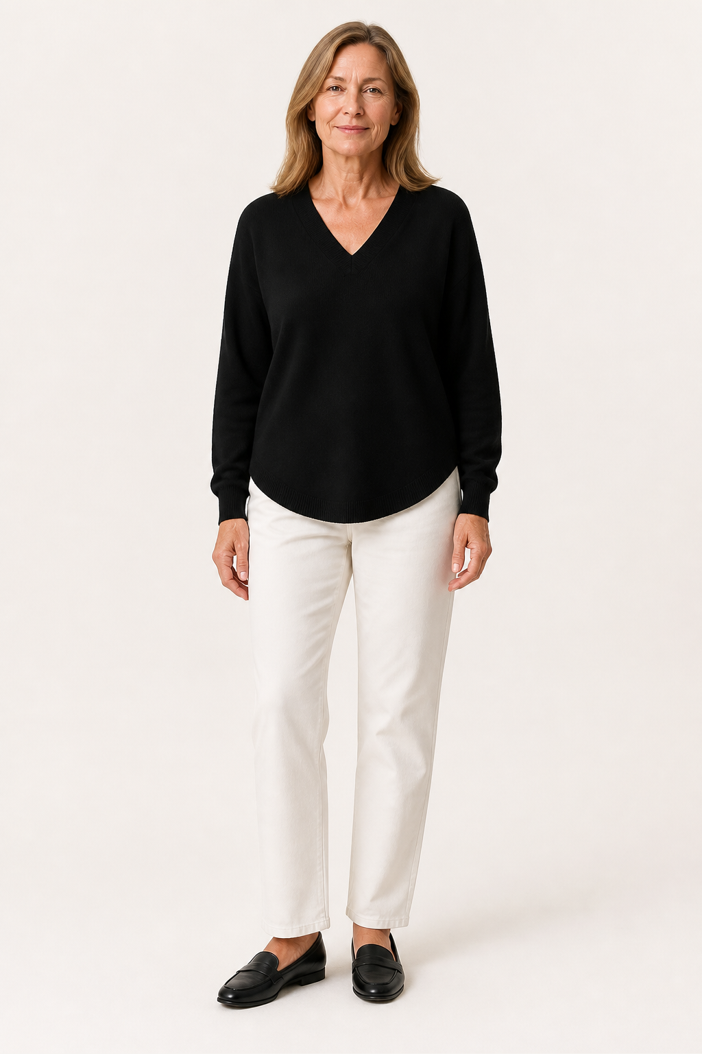 Pull Vivelle col V