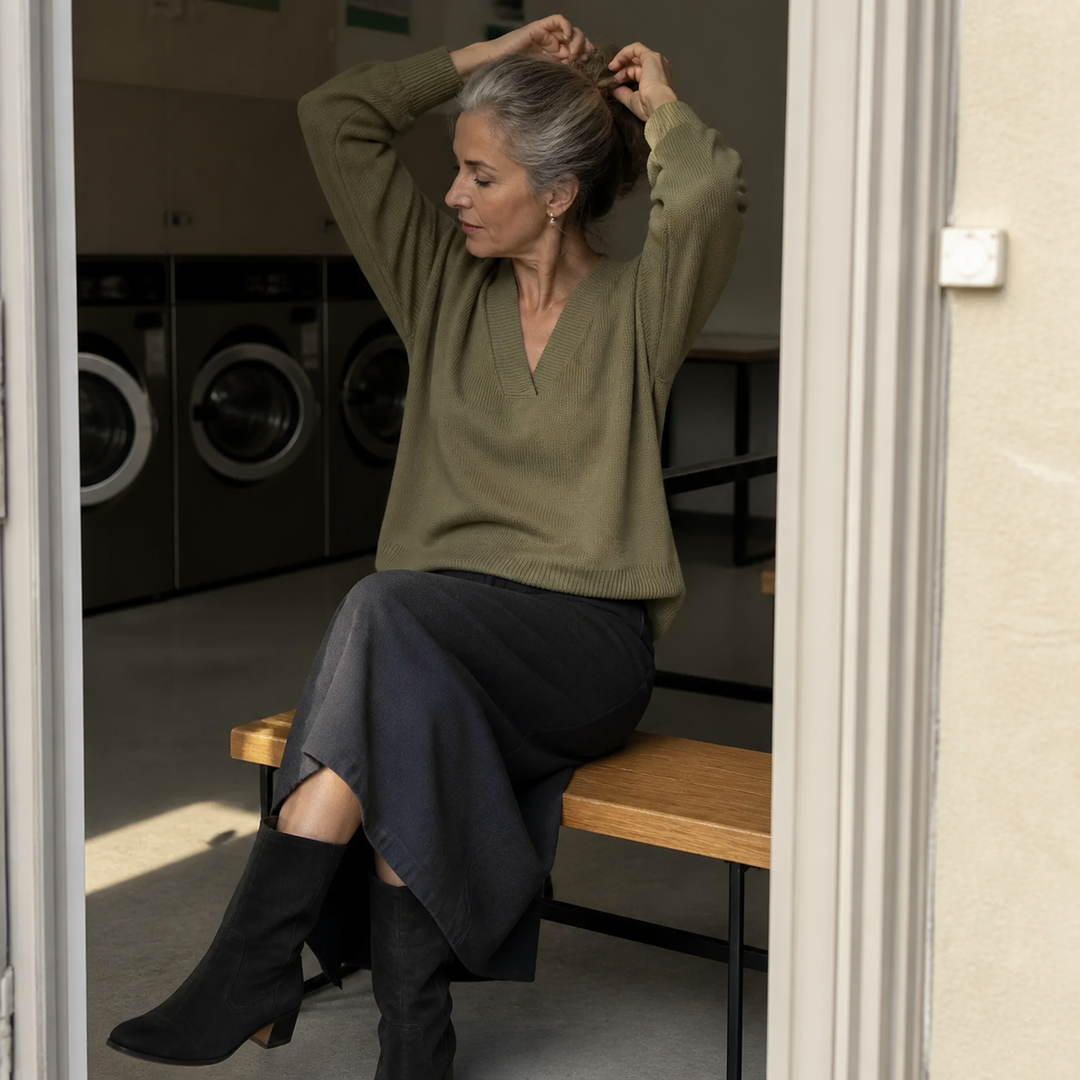 Pull Vivelle col V
