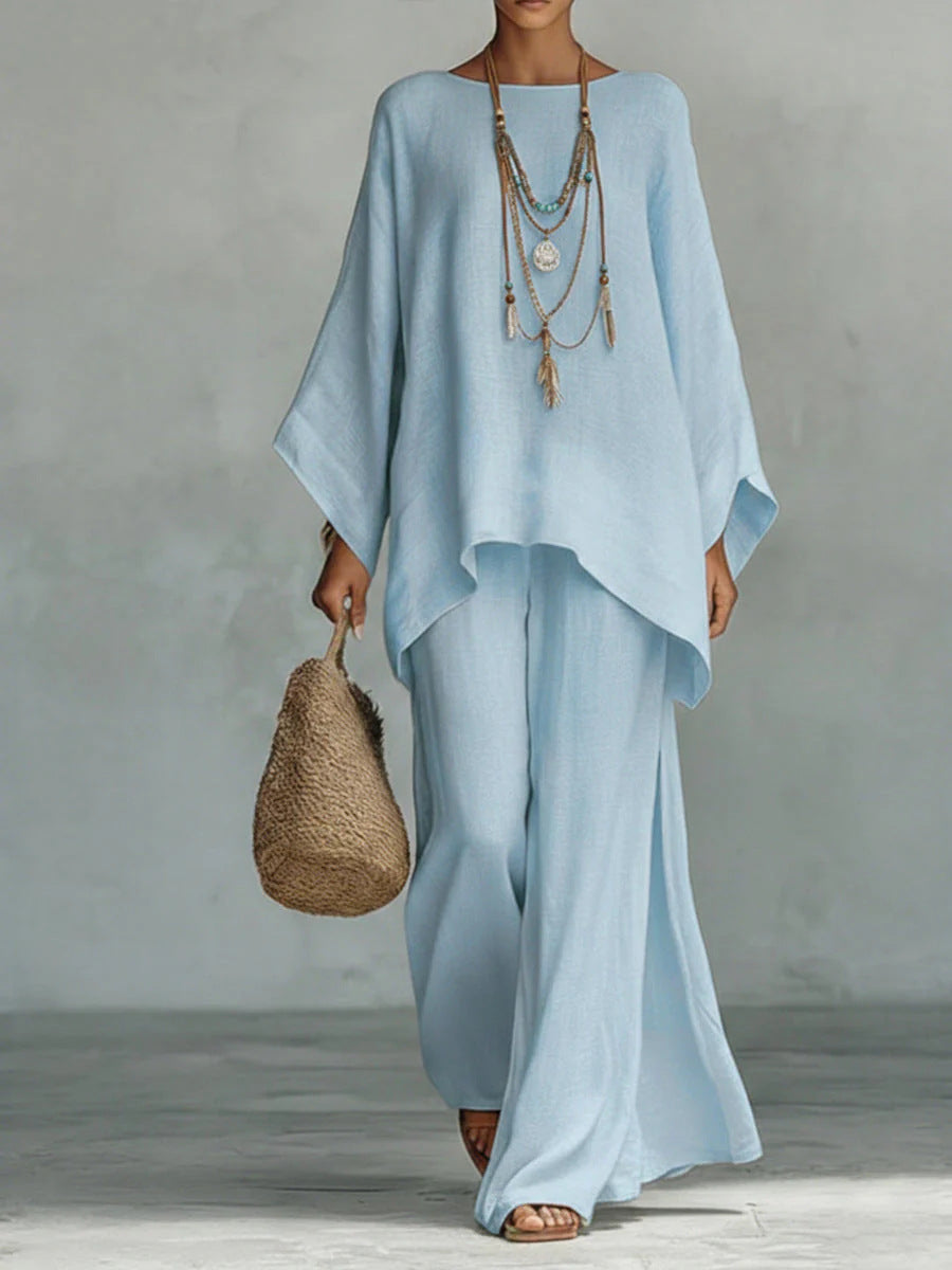 Ensemble Haut Fluide et Pantalon