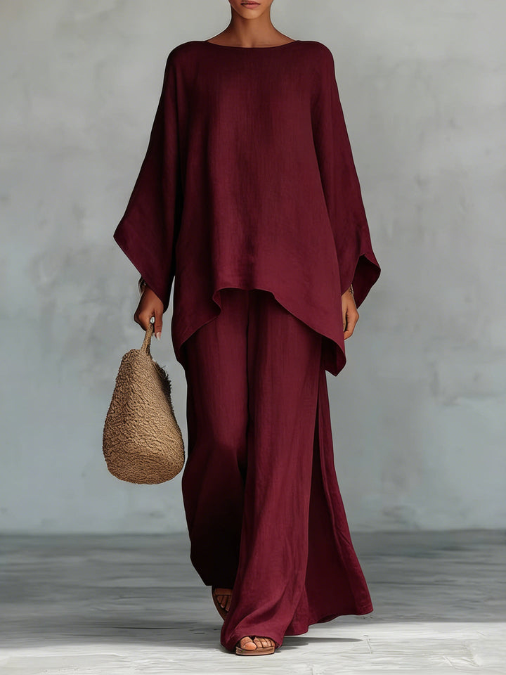 Ensemble Haut Fluide et Pantalon