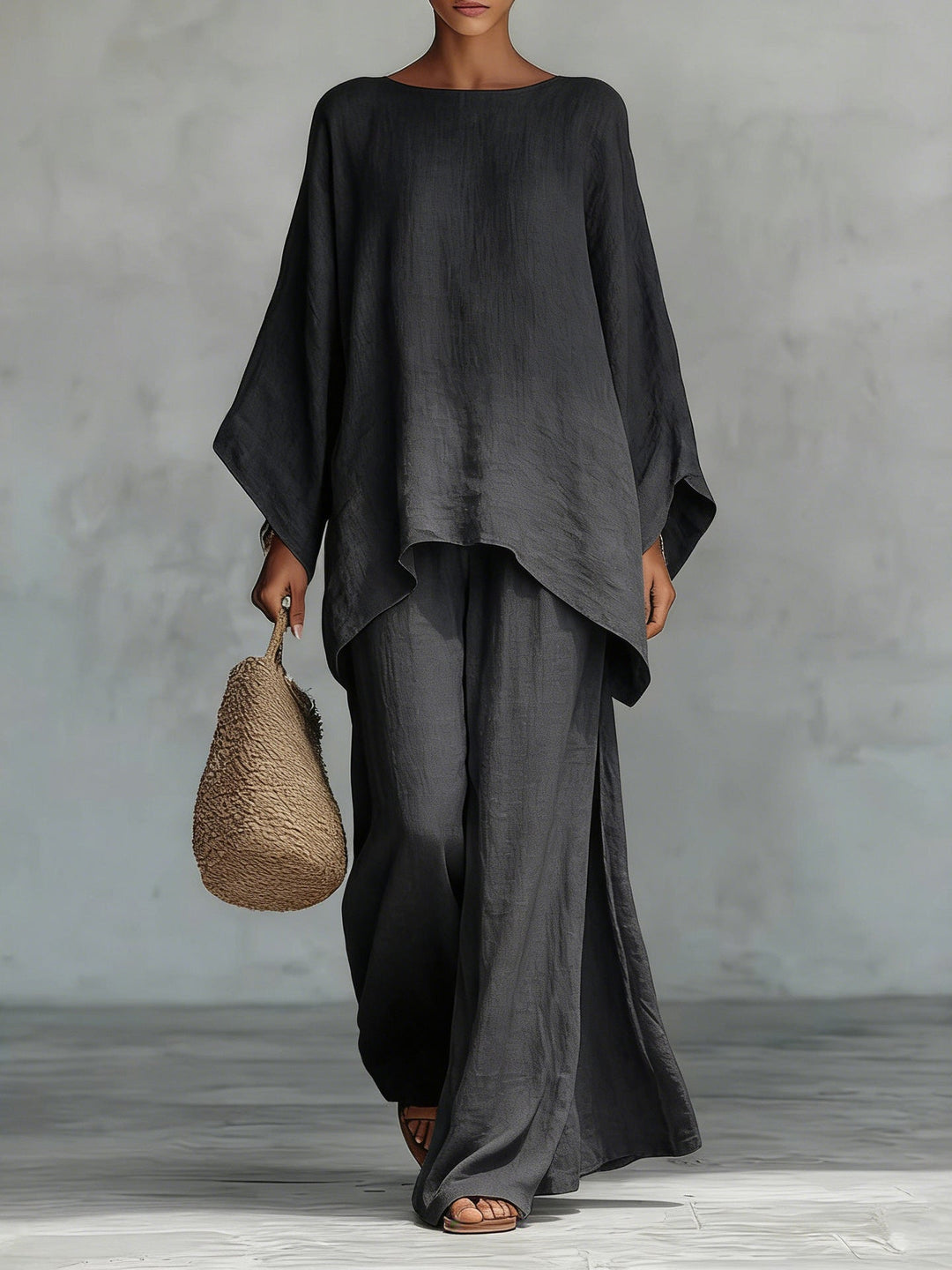 Ensemble Haut Fluide et Pantalon