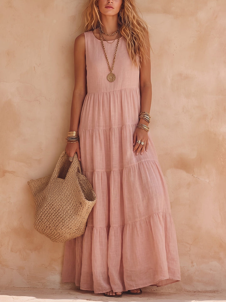 Robe Longue Sans Manches