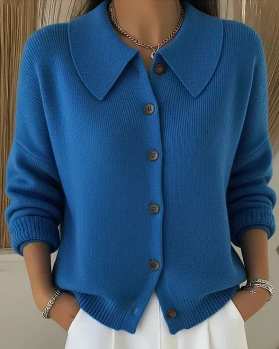 Cardigan Vespera à col boutonné