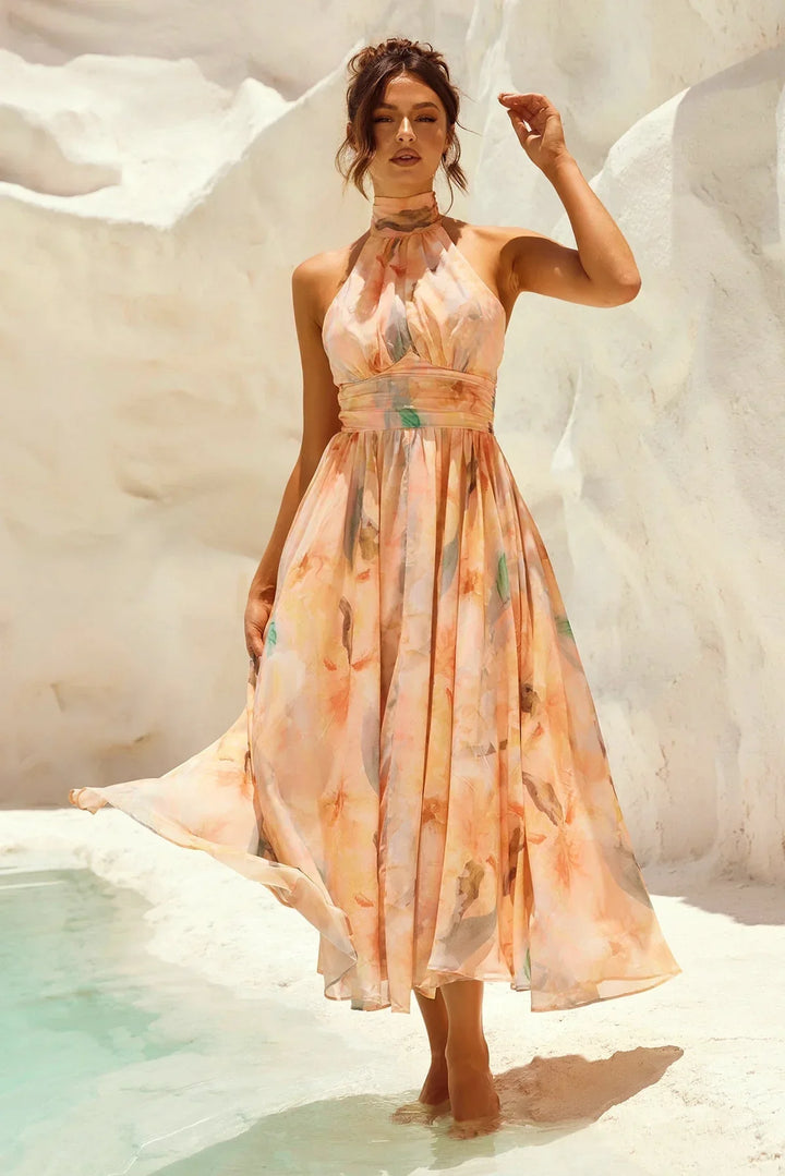 Robe Longue Fleurie Alicia