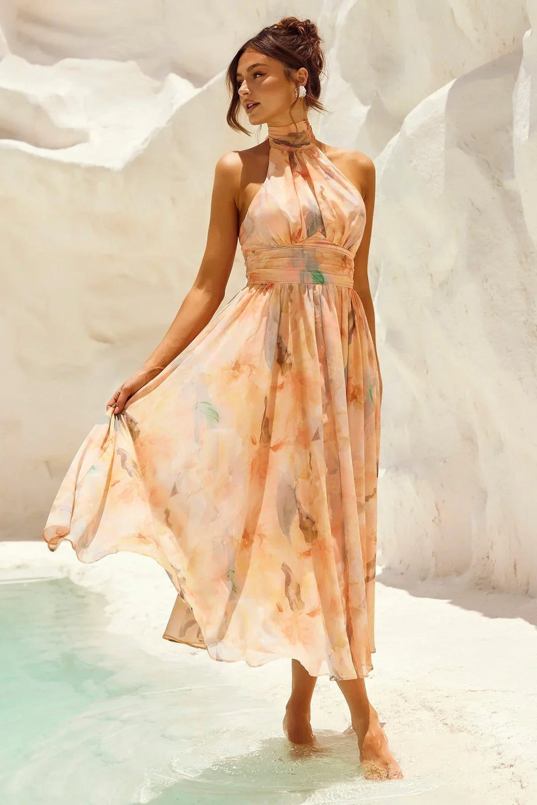 Robe Longue Fleurie Alicia