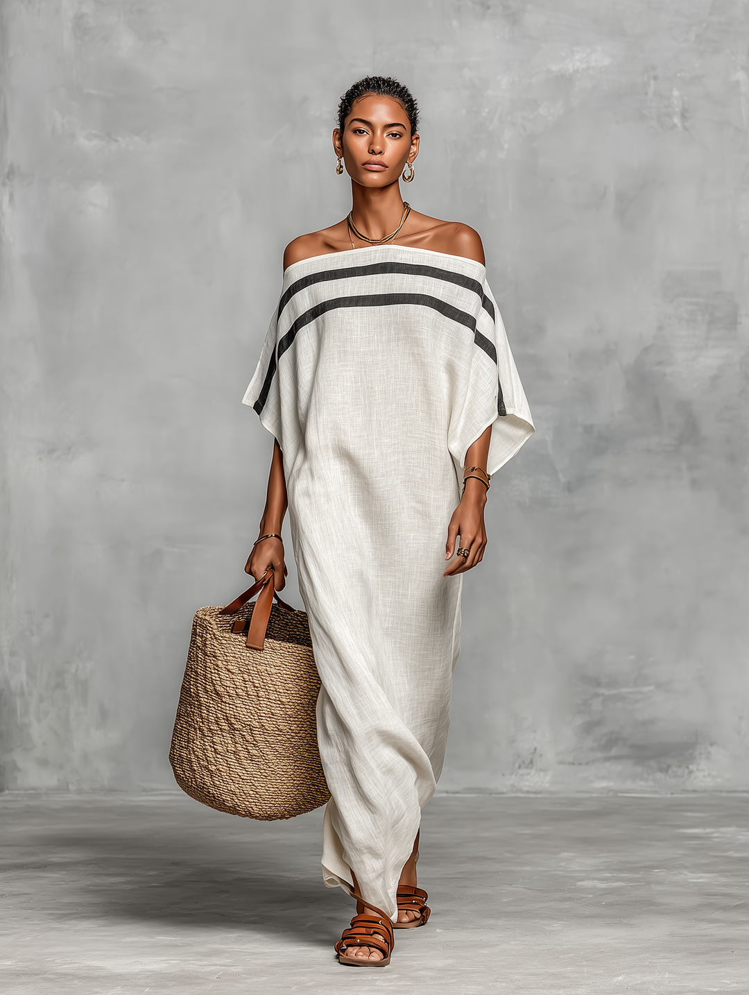 Robe Longue Santorini Resort