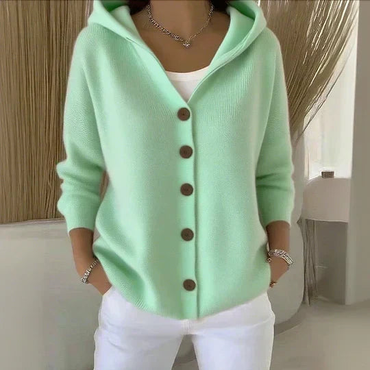 Cardigan à capuche Darienne en maille