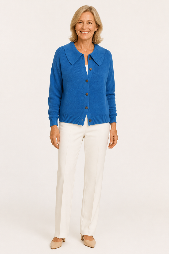 Cardigan Vespera à col boutonné