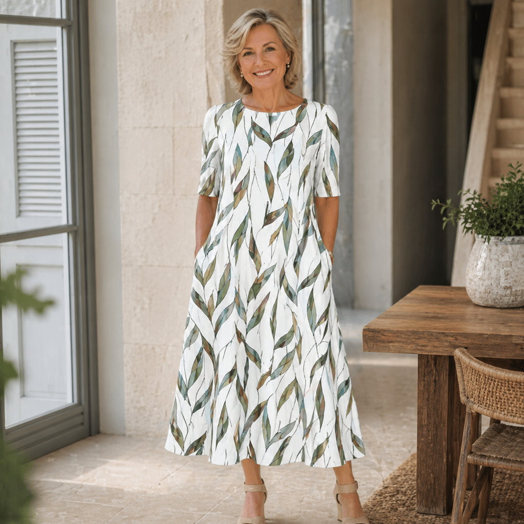 Robe Midi Imprimé Floral