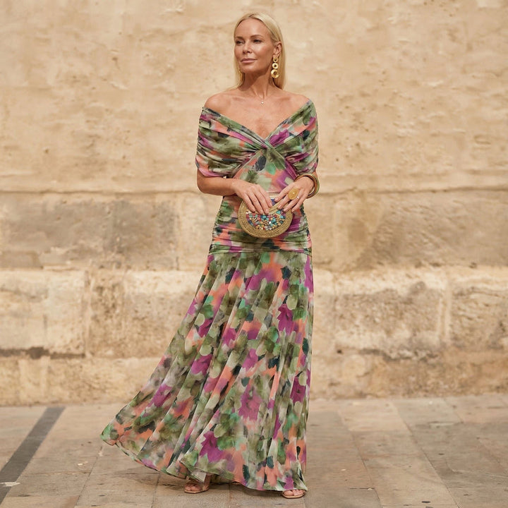 Robe Fleurie Élégante Cristy