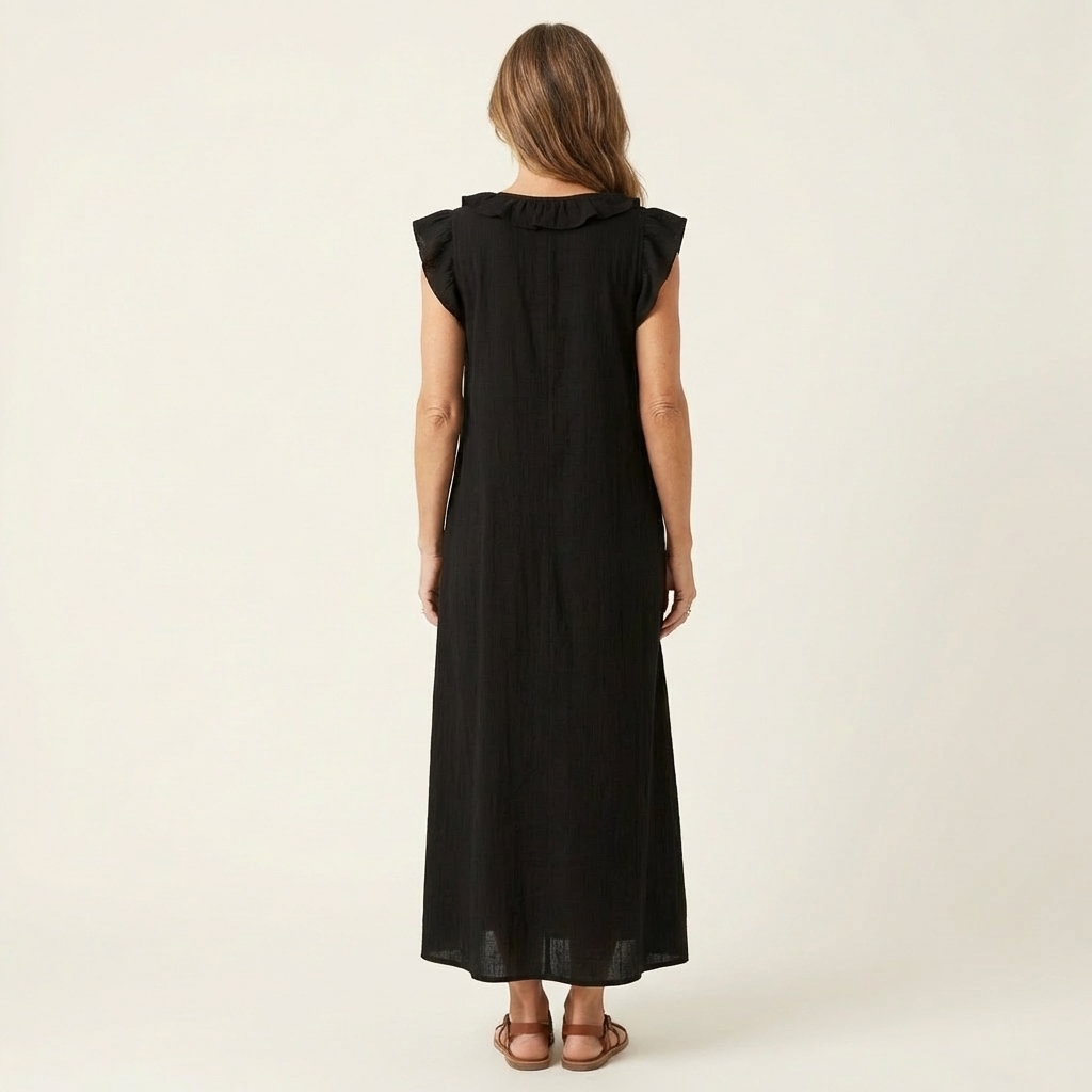 Robe Longue Col en V Josette