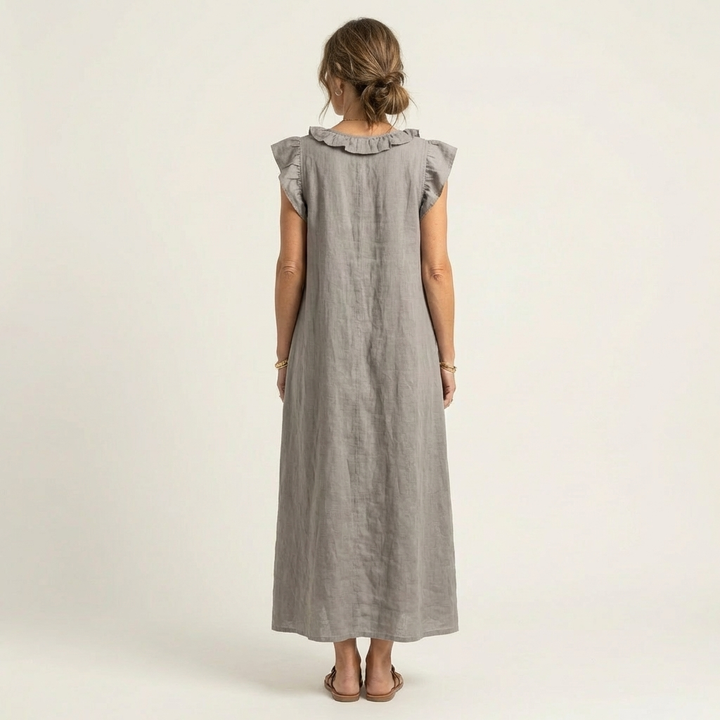 Robe Longue Col en V Josette