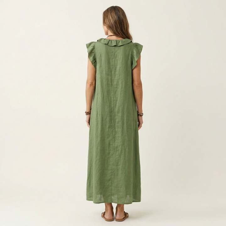Robe Longue Col en V Josette