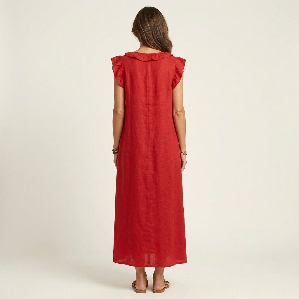 Robe Longue Col en V Josette