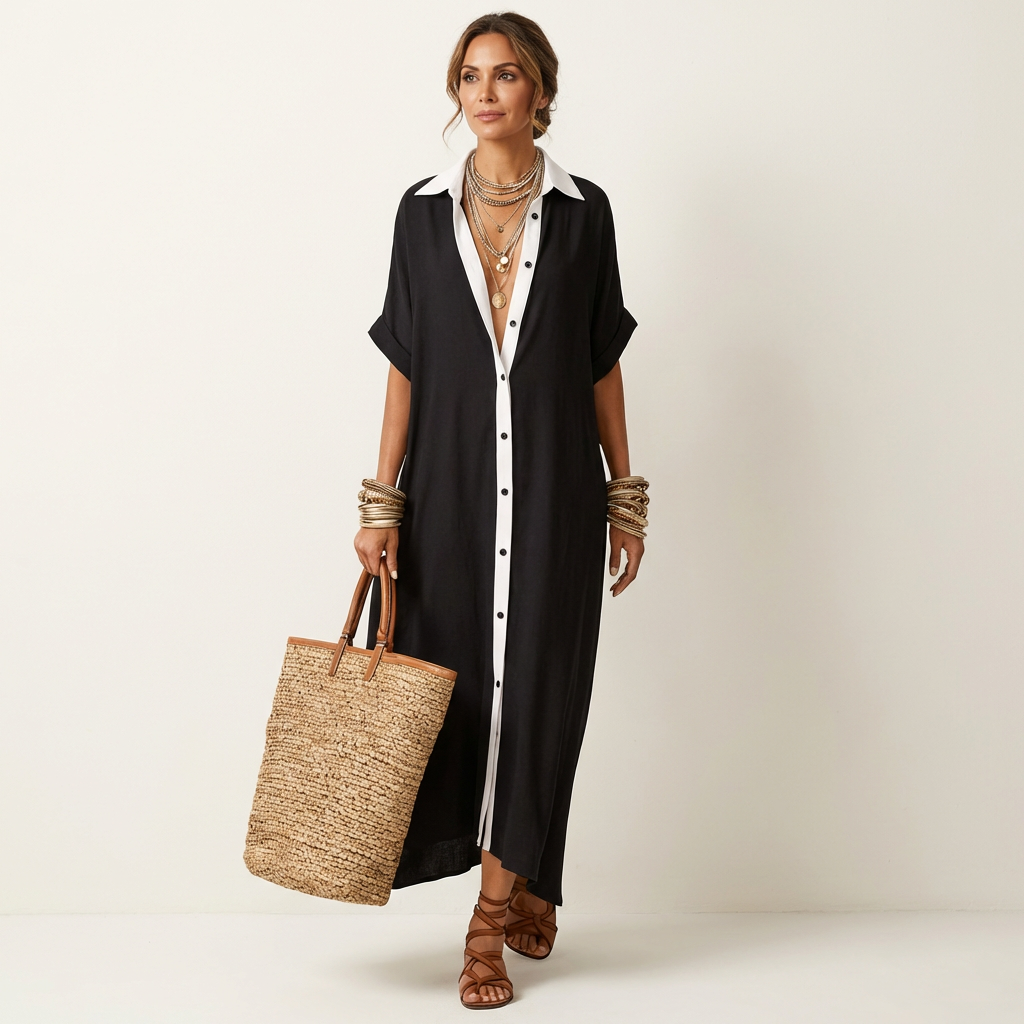 Robe Chemise Longue Kamira