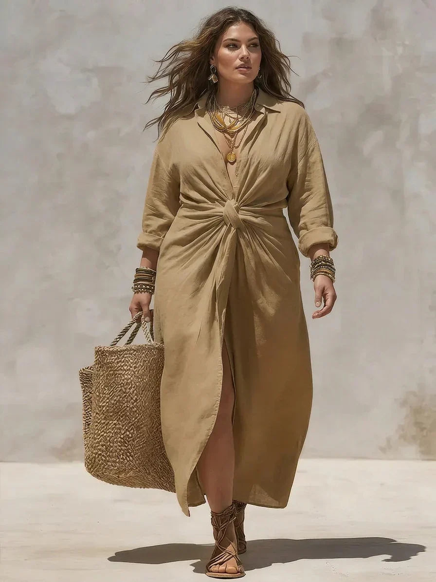 Robe Longue Nouée Elara